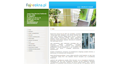 Desktop Screenshot of fajneokna.pl