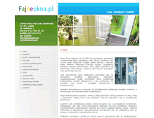 Tablet Screenshot of fajneokna.pl